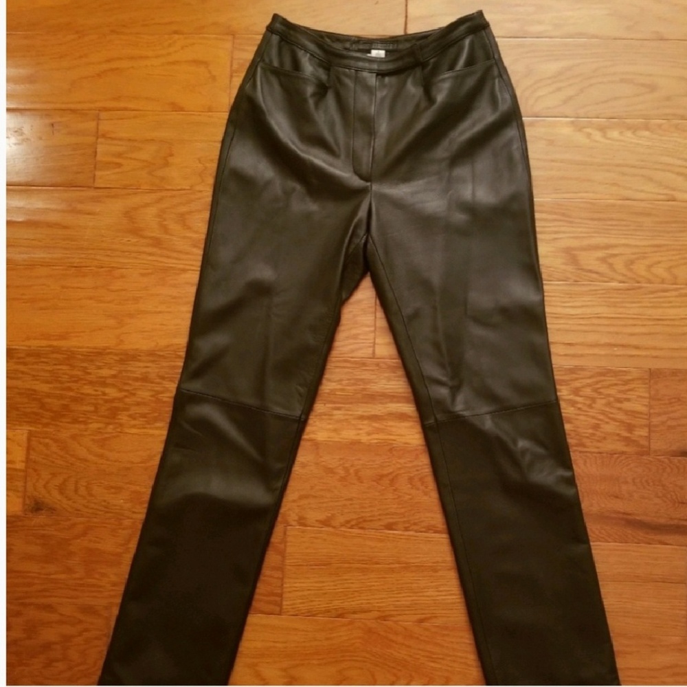 (SOLD) 100% Genuine Lamb Skin Leather Pants